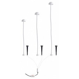 Наземный низкий светильник Arte Lamp MOTUS A1081PA-3WH