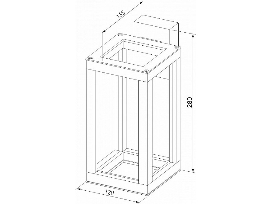 Светильник на штанге Elektrostandard Frame 1527 TECHNO LED черный