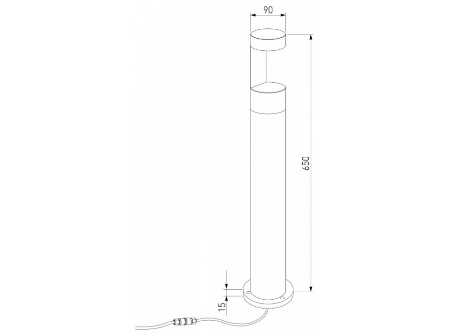 Наземный высокий светильник Elektrostandard Nimbus 35126/F