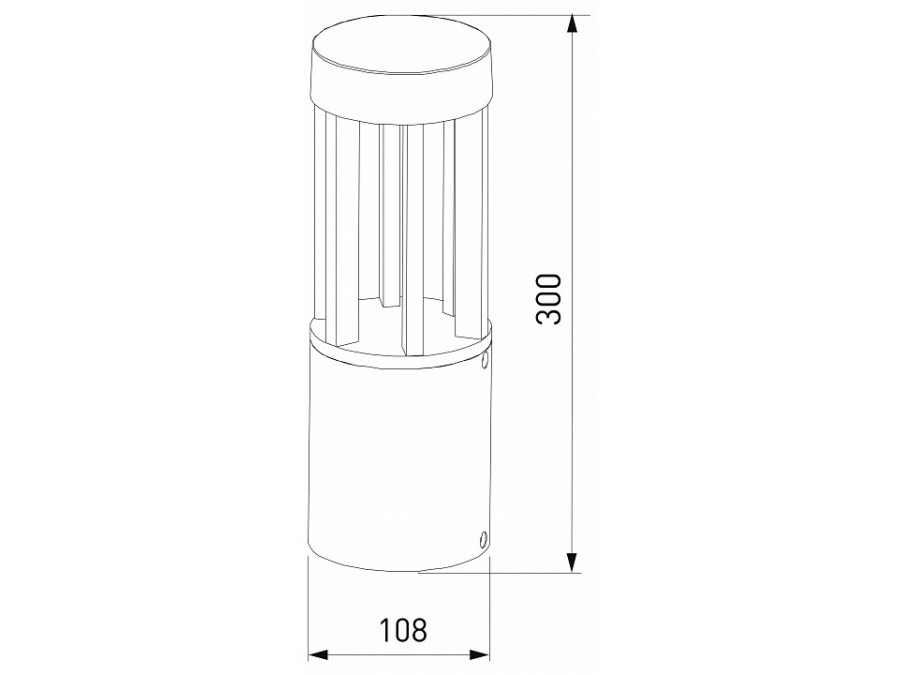 Наземный низкий светильник Elektrostandard Apart 35193/S