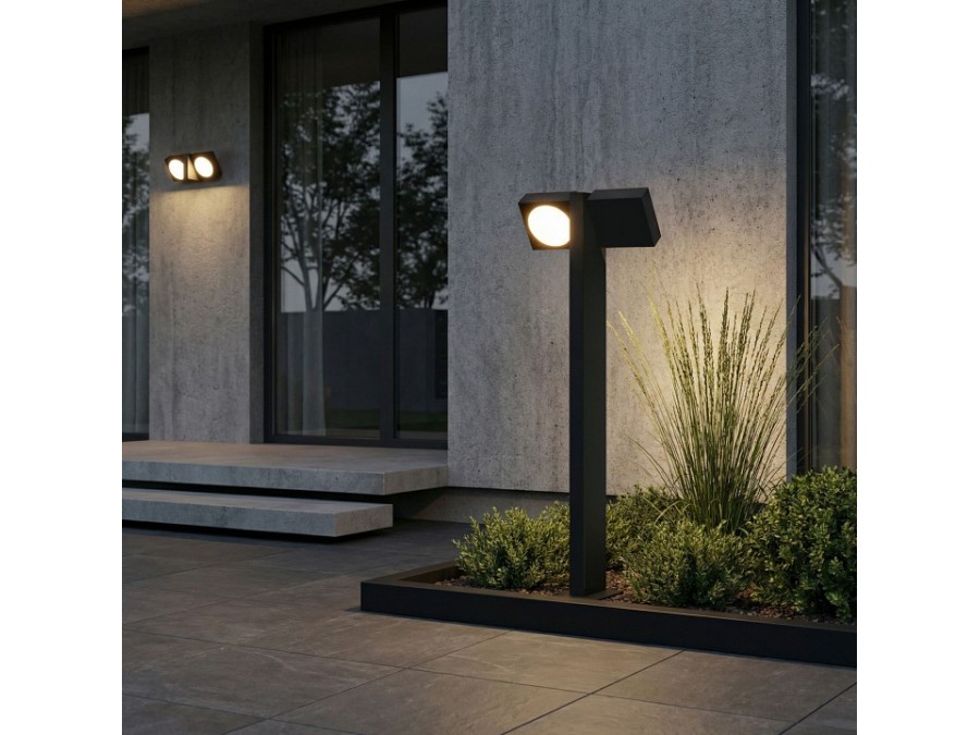 Наземный высокий светильник Elektrostandard Twin 35170/F