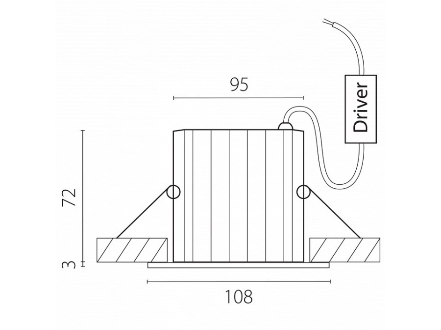 Встраиваемый светильник Lightstar Ciclone 385137