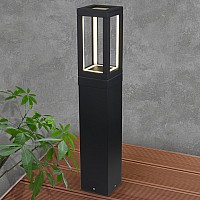 Наземный низкий светильник Elektrostandard Frame 1529 TECHNO LED черный