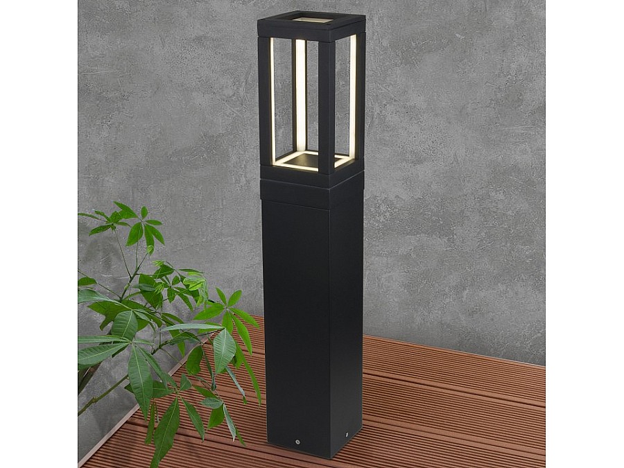 Наземный низкий светильник Elektrostandard Frame 1529 TECHNO LED черный