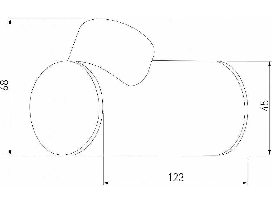 Накладной светильник Elektrostandard Ray 35134/W белый