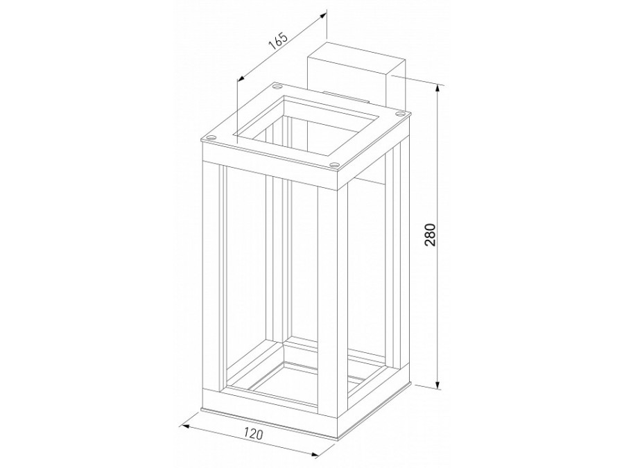 Накладной светильник Elektrostandard Frame 1527 TECHNO LED