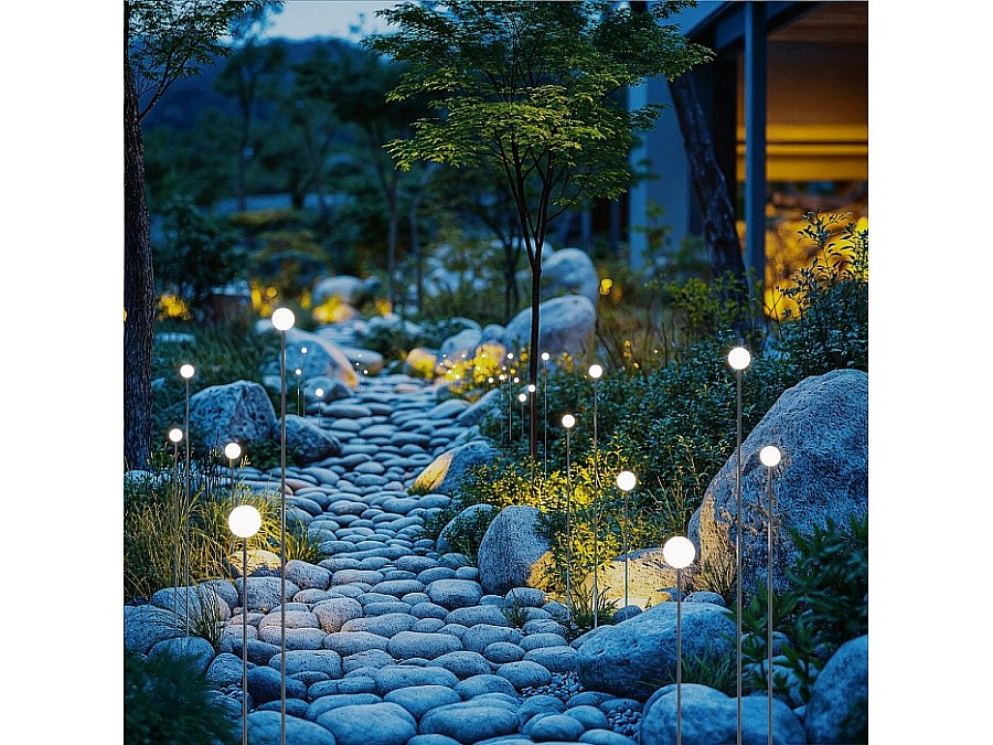 Наземный низкий светильник Odeon Light NOTTE 7123/1GLA