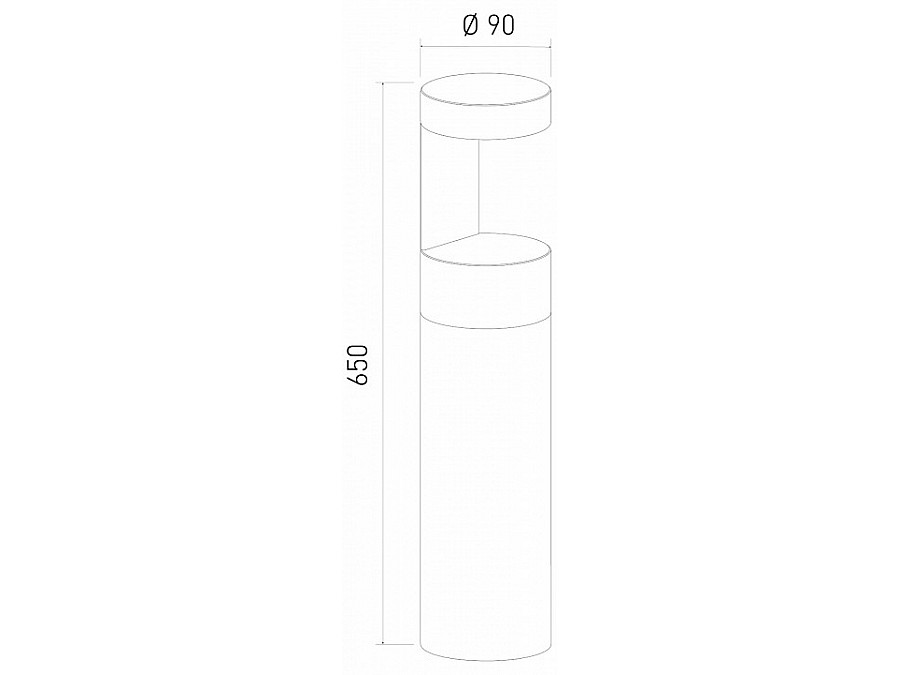 Наземный низкий светильник Elektrostandard Nimbus 35126/F