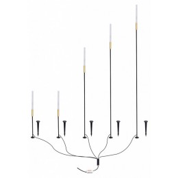 Наземный низкий светильник Arte Lamp MUSTER A1083PA-5BK