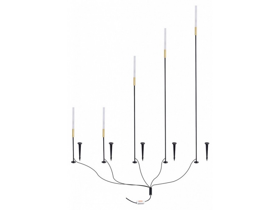 Наземный низкий светильник Arte Lamp MUSTER A1083PA-5BK