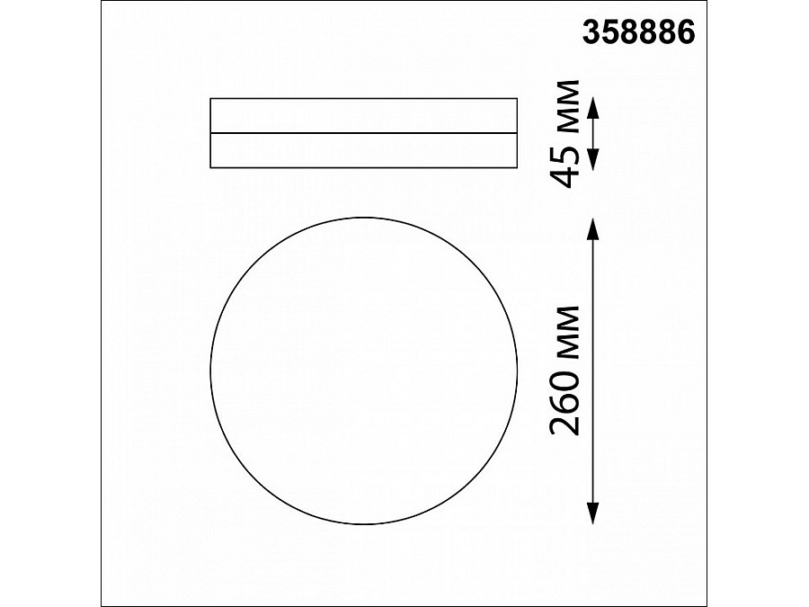Накладной светильник Novotech Opal 358886