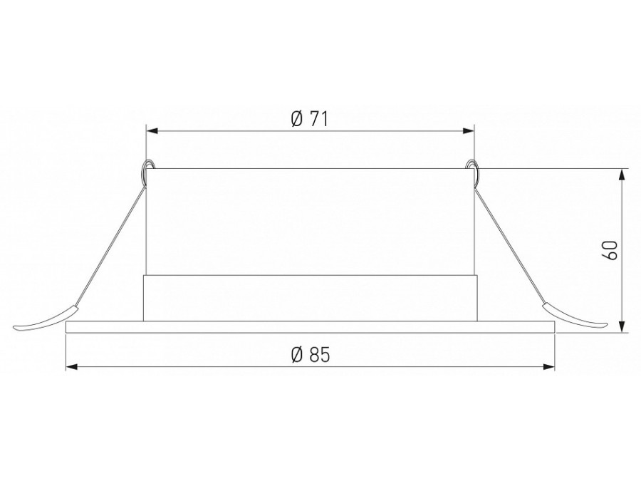 Встраиваемый светильник Elektrostandard Light LED 3003 35128/U