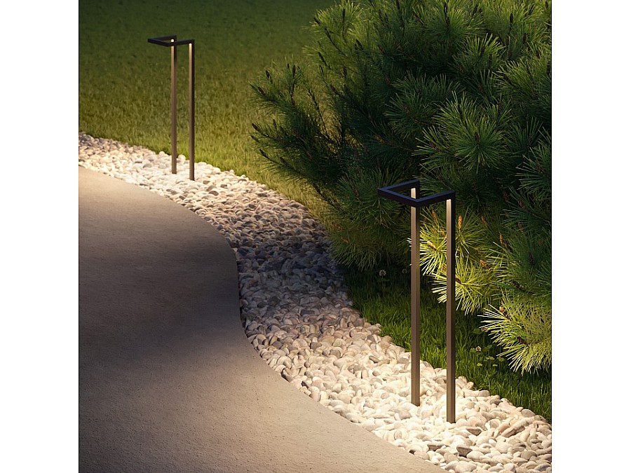 Наземный высокий светильник Elektrostandard Stels a067901