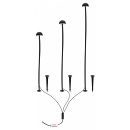 Наземный низкий светильник Arte Lamp MOTUS A1081PA-3BK