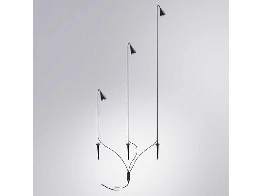 Наземный низкий светильник Arte Lamp MULIPHEIN A1084PA-3BK