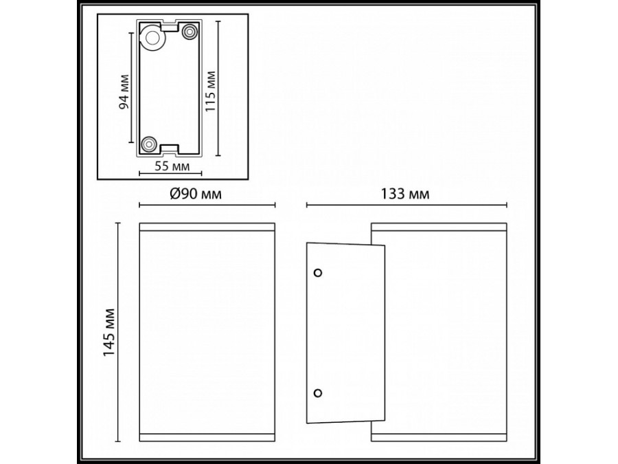 Накладной светильник Odeon Light Long 7142/12WL