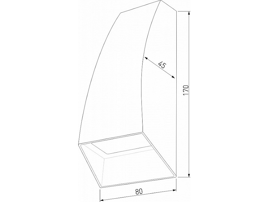 Накладной светильник Elektrostandard Forw 1016 TECHNO белый