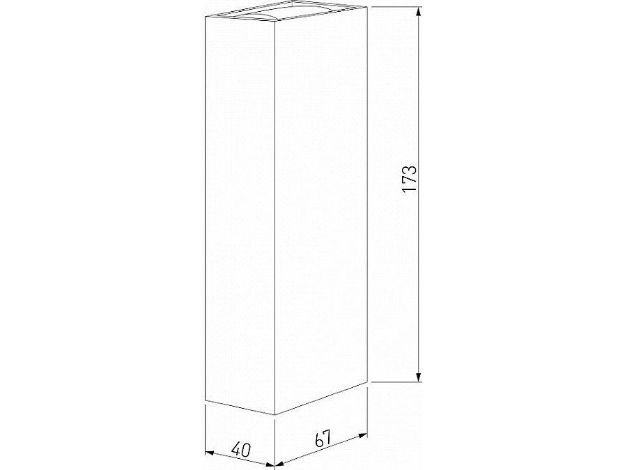 Накладной светильник Elektrostandard Blaze 35136/W черный