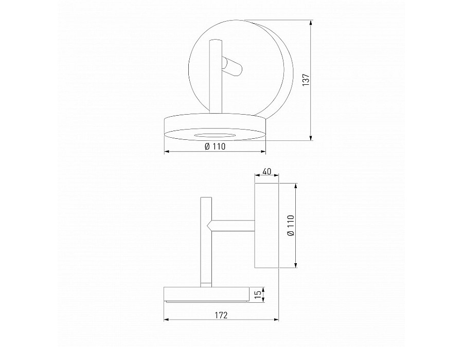 Светильник на штанге Elektrostandard Verano a068590