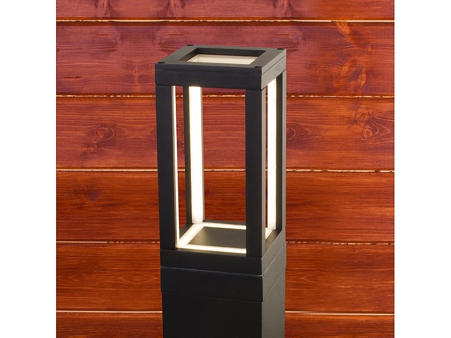 Наземный низкий светильник Elektrostandard Frame 1529 TECHNO LED черный