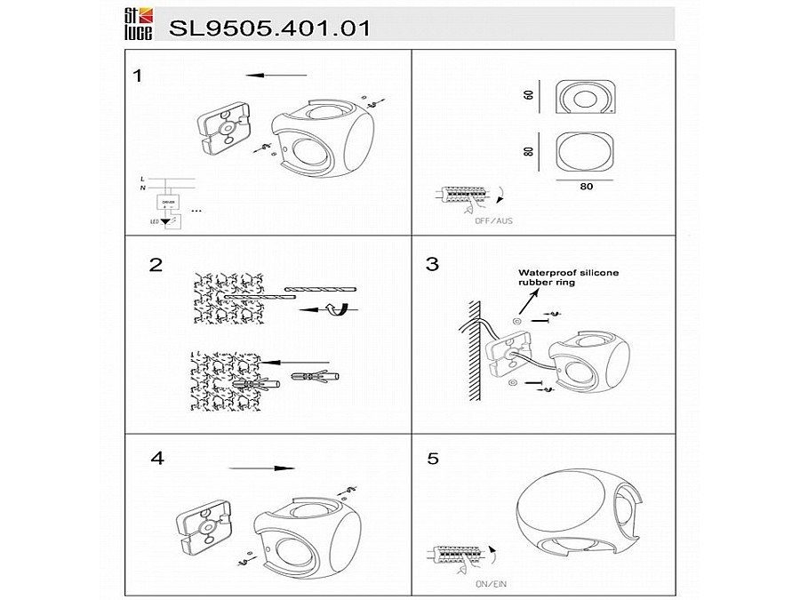 Накладной светильник ST-Luce Volti SL9505.401.01