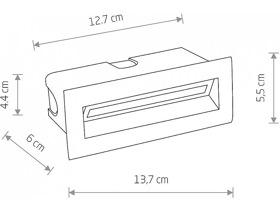 Встраиваемый светильник Nowodvorski Bay Led 8165