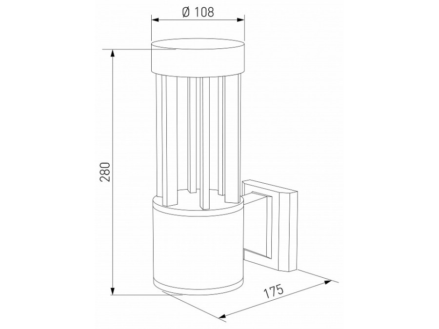 Светильник на штанге Elektrostandard Apart 35193/W