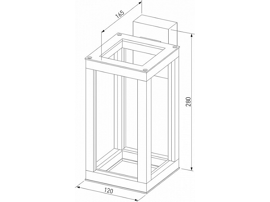 Светильник на штанге Elektrostandard Frame 1527 TECHNO LED серый