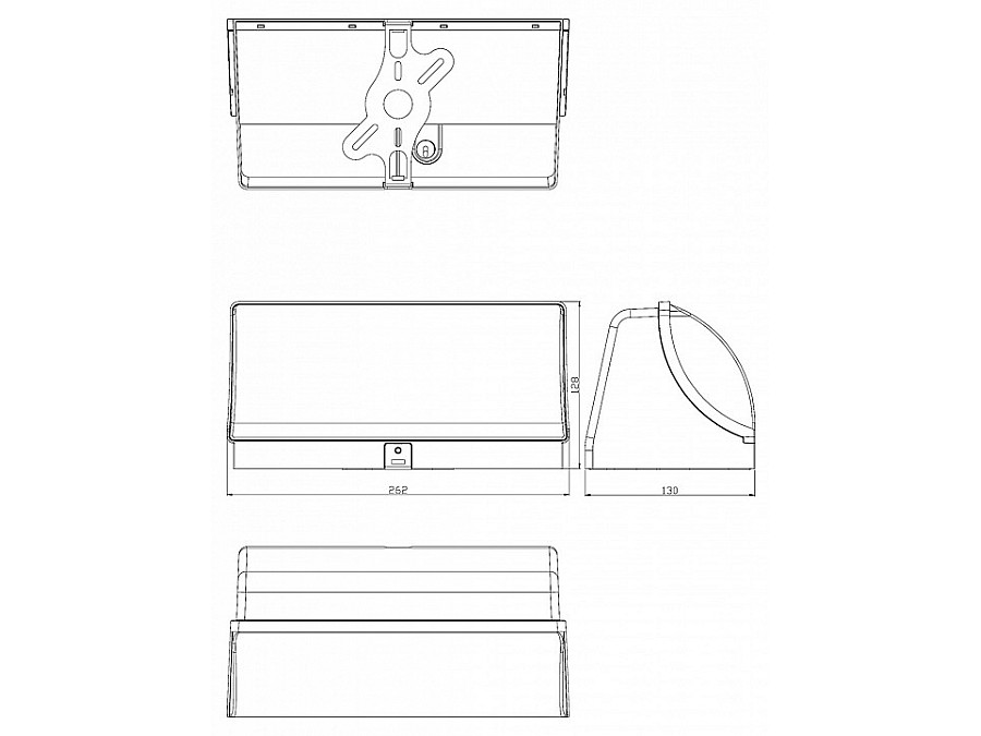 Накладной светильник Escada 30002LED 30002W/01LED BK