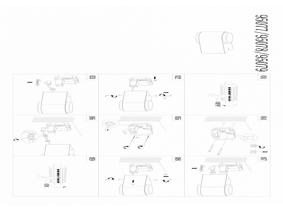 Накладной светильник Eglo Briones 95077