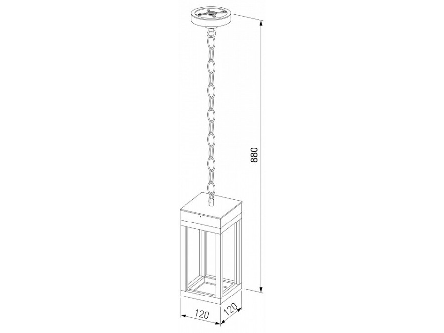 Подвесной светильник Elektrostandard Frame 1528 TECHNO LED