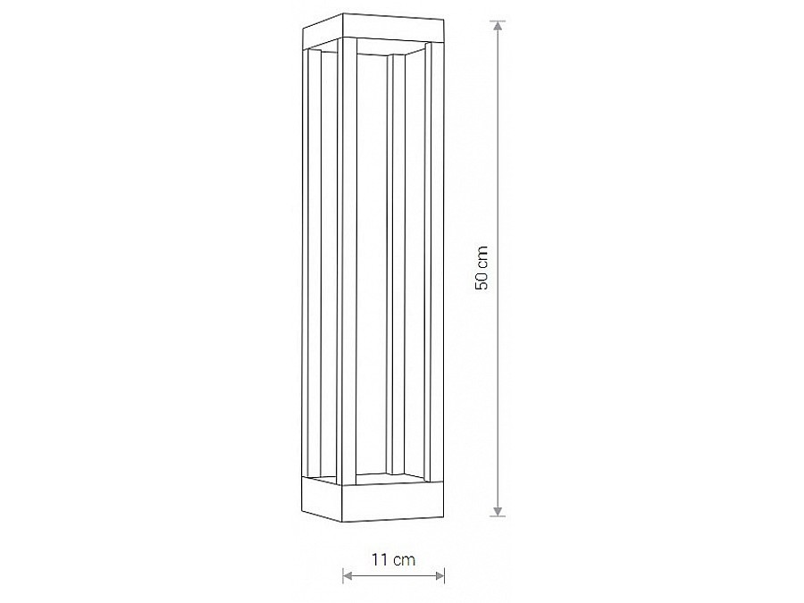 Наземный низкий светильник Nowodvorski Structure Led 8145