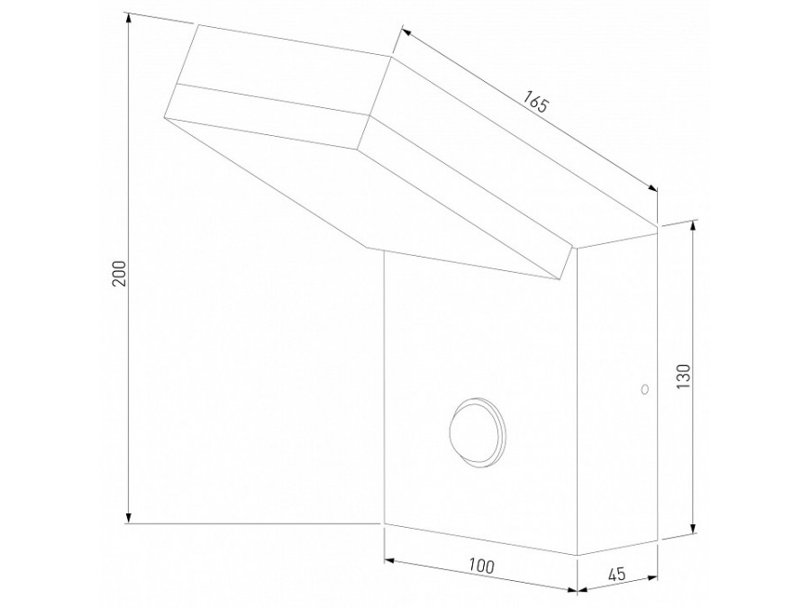 Накладной светильник Elektrostandard Sensor 1541 TECHNO LED