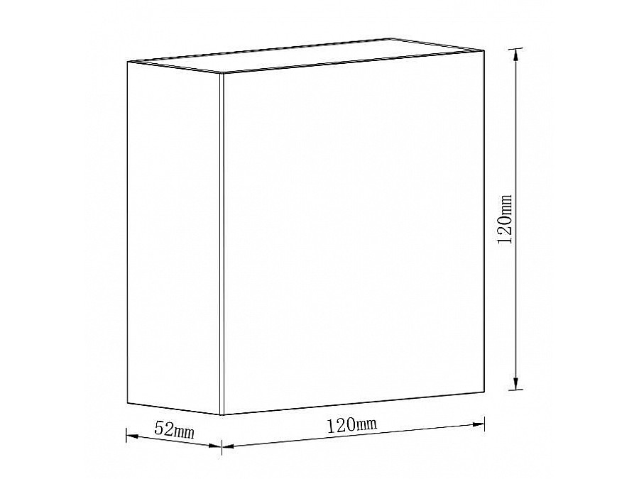 Накладной светильник Arte Lamp Algol A1445AL-1BK