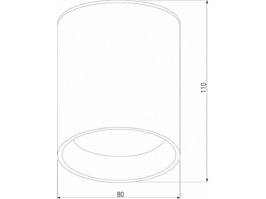 Накладной светильник Elektrostandard Light LED 35130/H серый