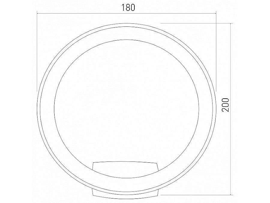 Светильник на штанге Elektrostandard Ring 1710 TECHNO LED