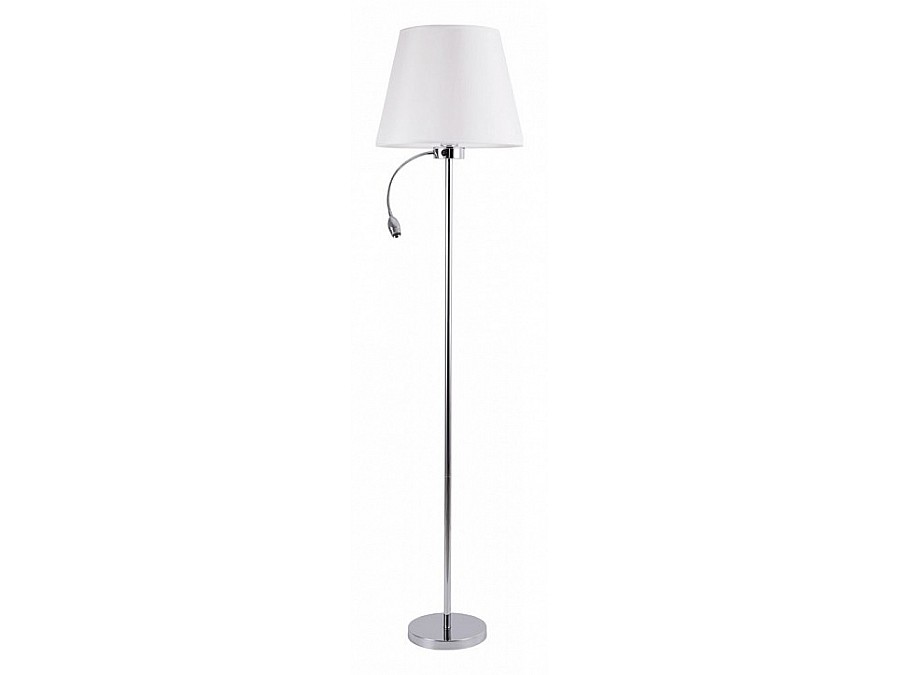 Торшер с подсветкой Arte Lamp Elba A2581PN-2CC