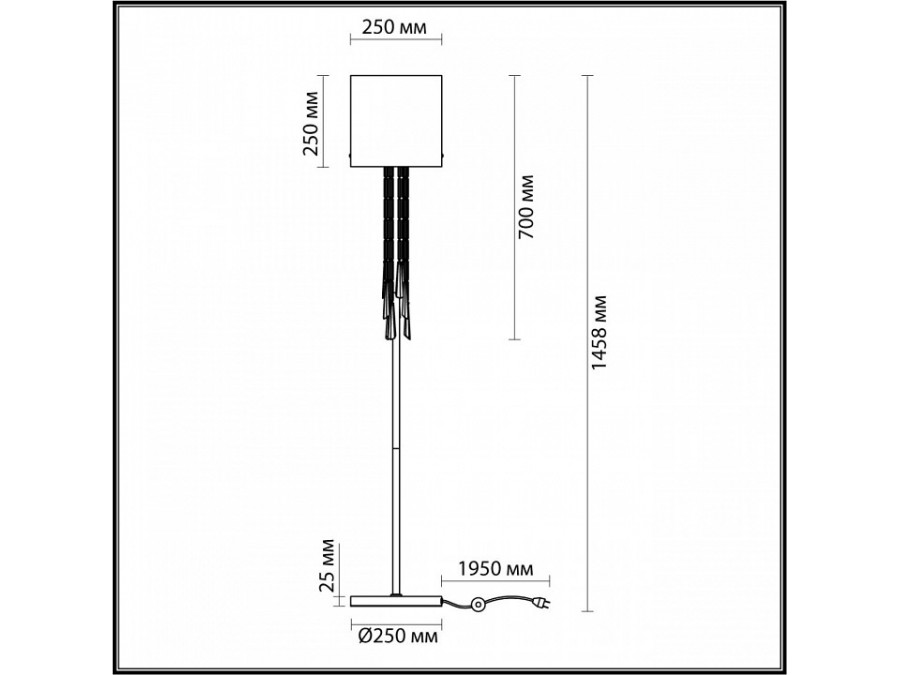 Торшер Odeon Light Nicole 4890/1F