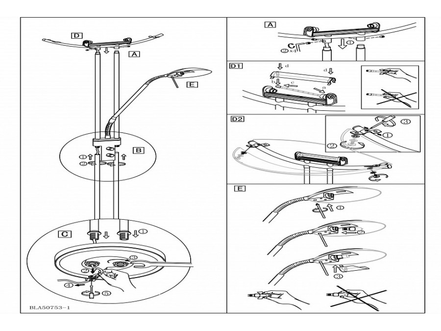 Торшер с подсветкой Eglo Baya 85971