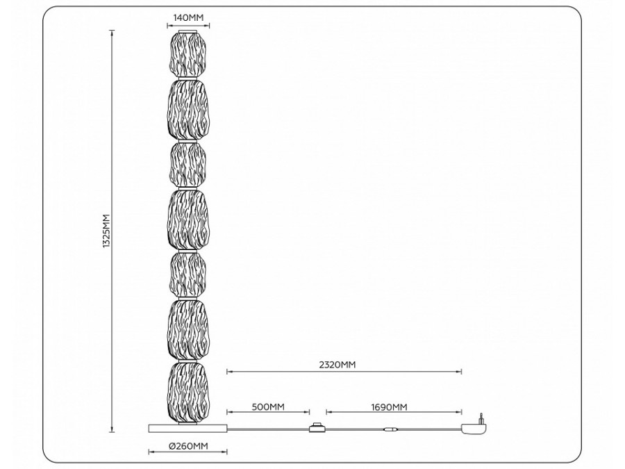 Торшер Ambrella Light LH LH30112
