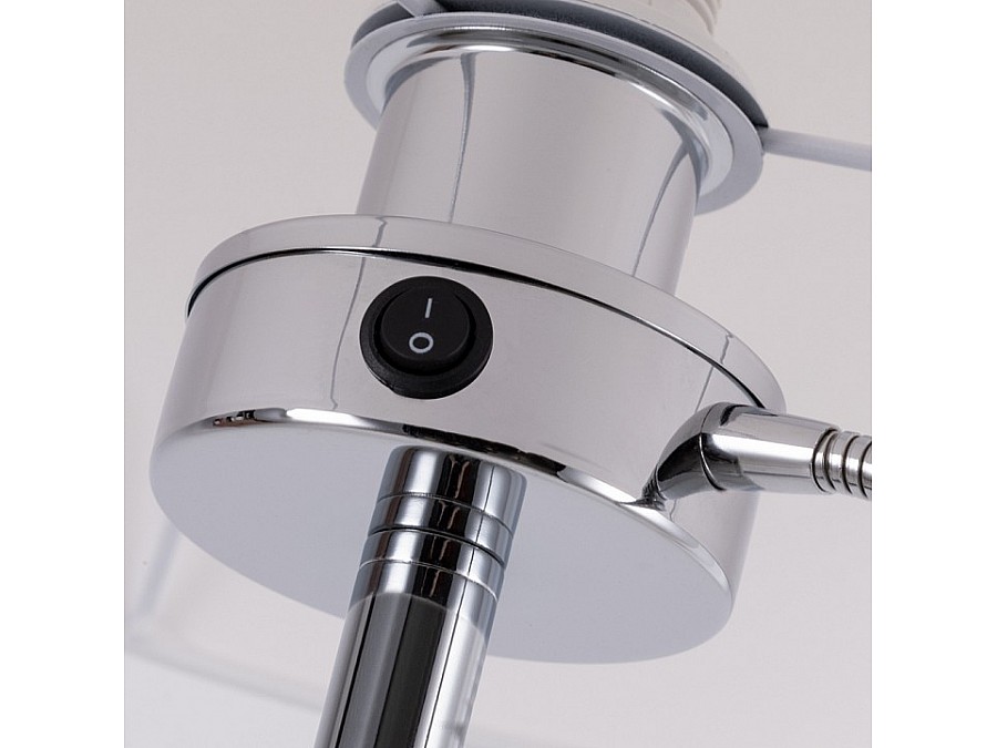 Торшер с подсветкой Arte Lamp Elba A2581PN-2CC