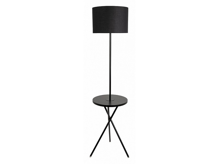 Торшер с полкой Arte Lamp Combo A2070PN-1BK