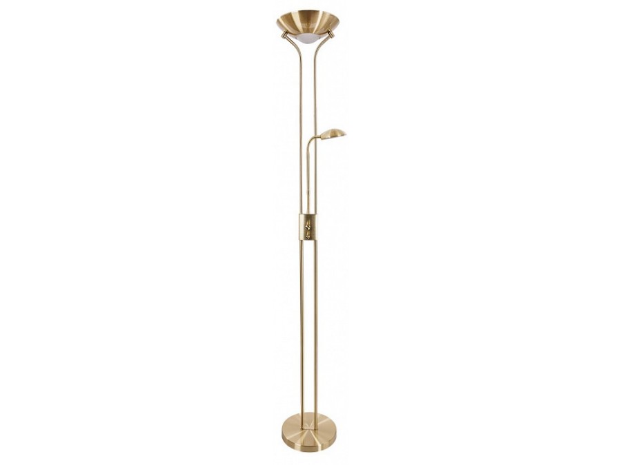 Торшер с подсветкой Arte Lamp Duetto A4329PN-2PB