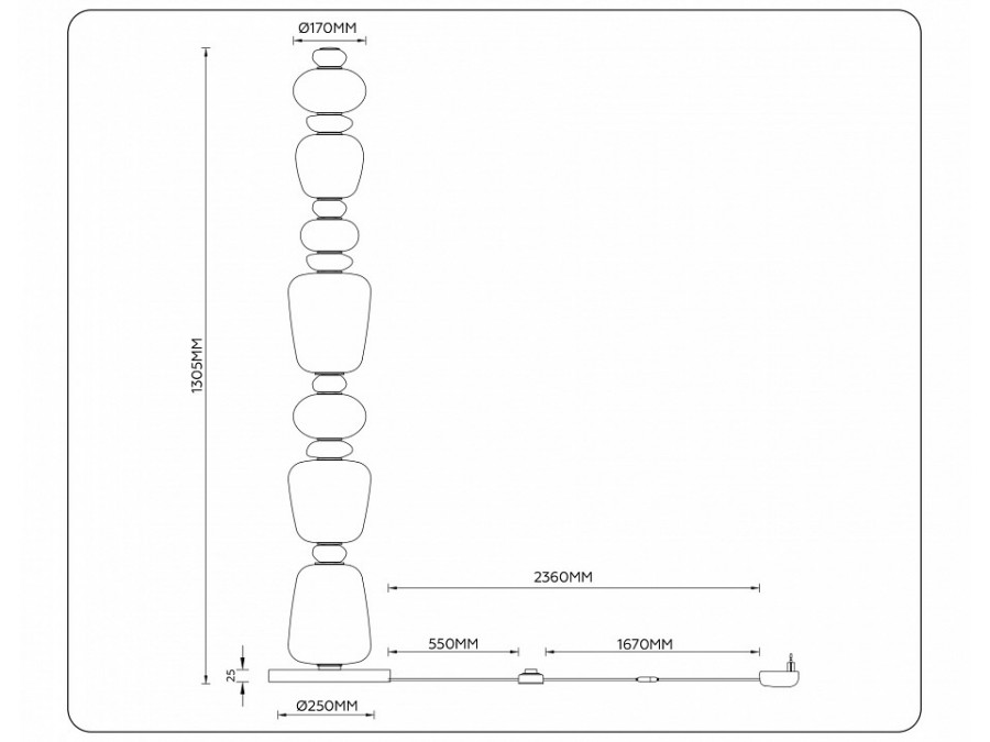 Торшер Ambrella Light LH LH53172