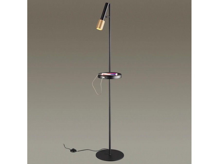 Торшер с полкой Odeon Light Mehari 4240/1F