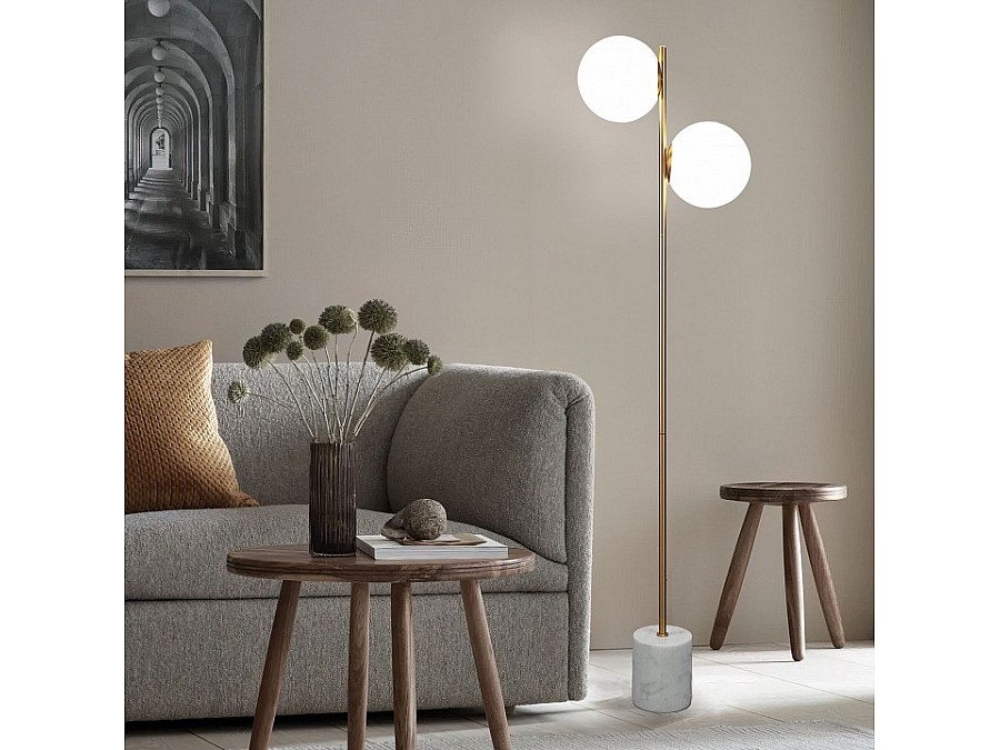 Торшер Eurosvet Marbella 01158/2 латунь