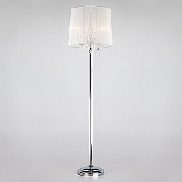 Торшер Eurosvet Allata 2045/3F хром/белый  торшер