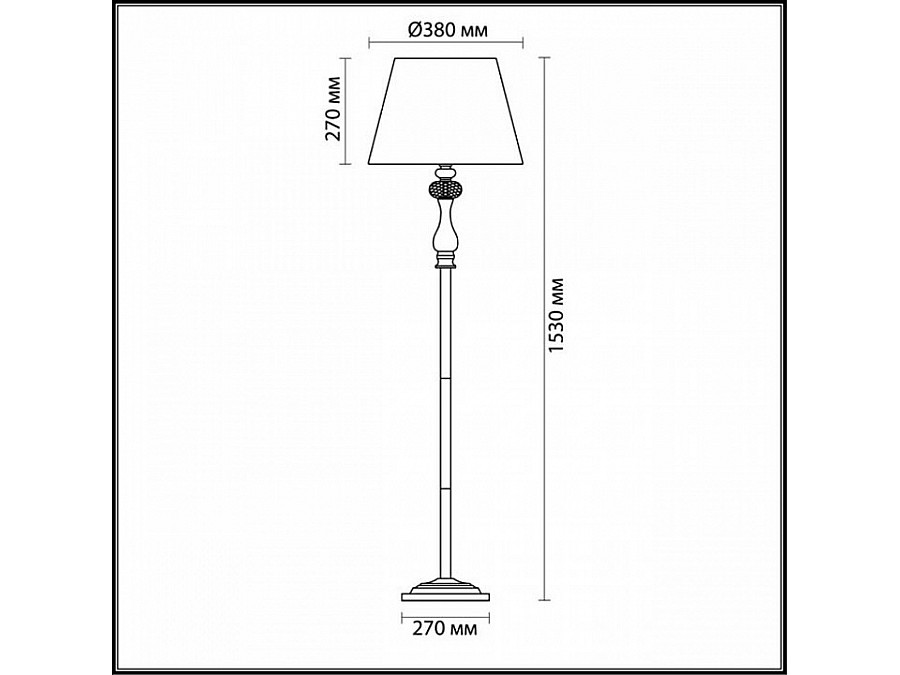 Торшер Odeon Light Gaellori 3393/1F