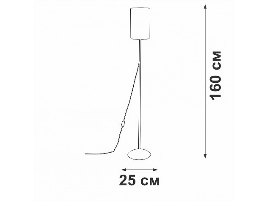 Торшер Vitaluce V2840 V2840-0/1P