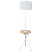 Стол журнальный с торшером Arte Lamp Combo A2070PN-1WH